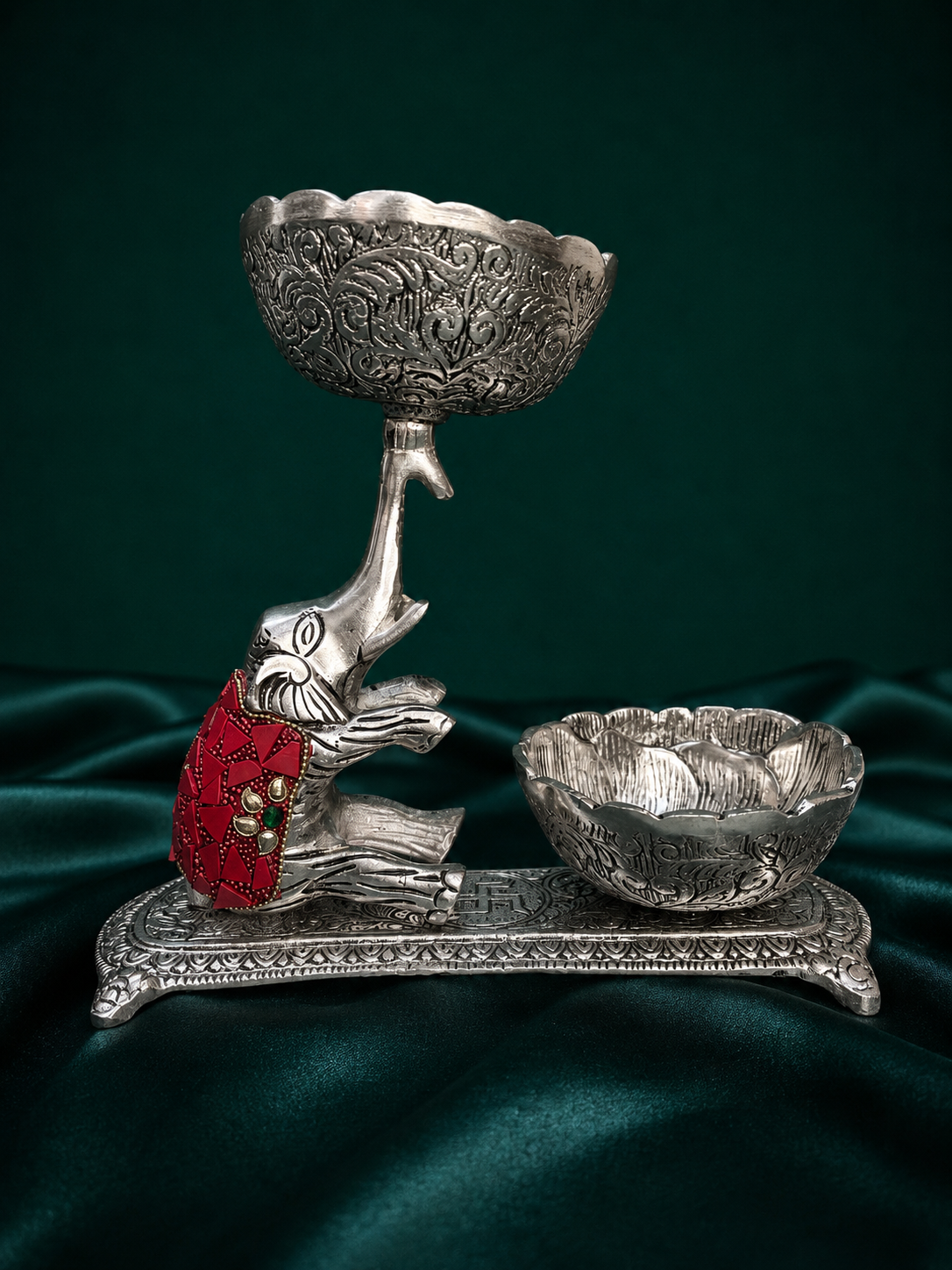 Luxury Elephant Nut & Snack Stand