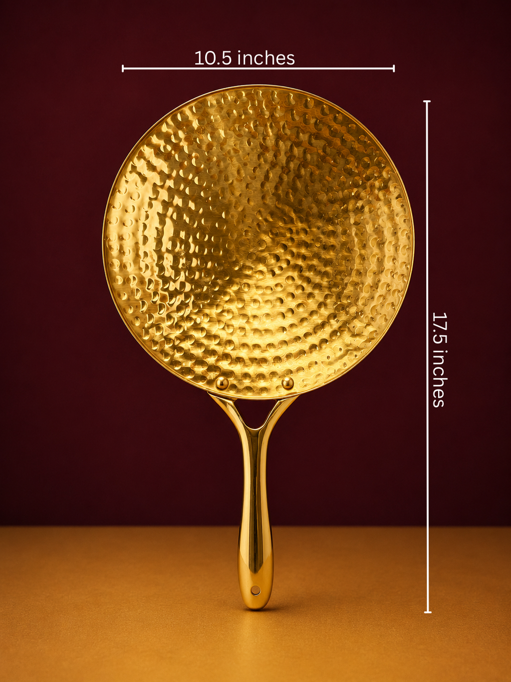 Hammered Pure Brass Roti Tawa