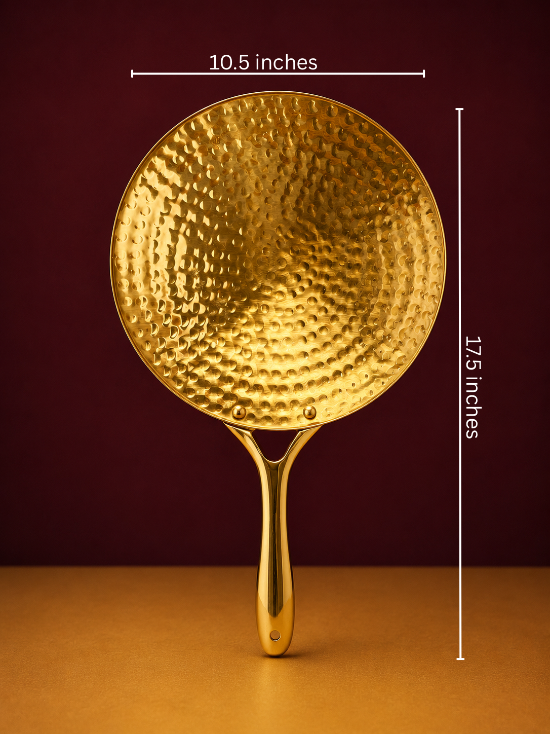 Hammered Pure Brass Roti Tawa