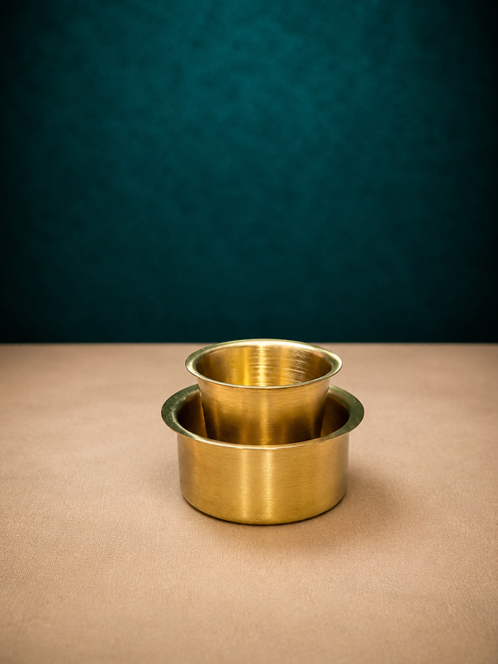 Traditional Brass Coffee Dabara Set