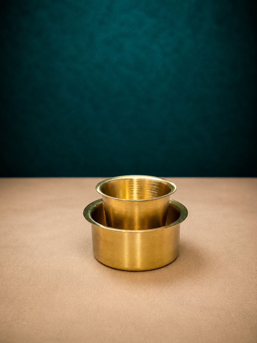 Traditional Brass Coffee Dabara Set