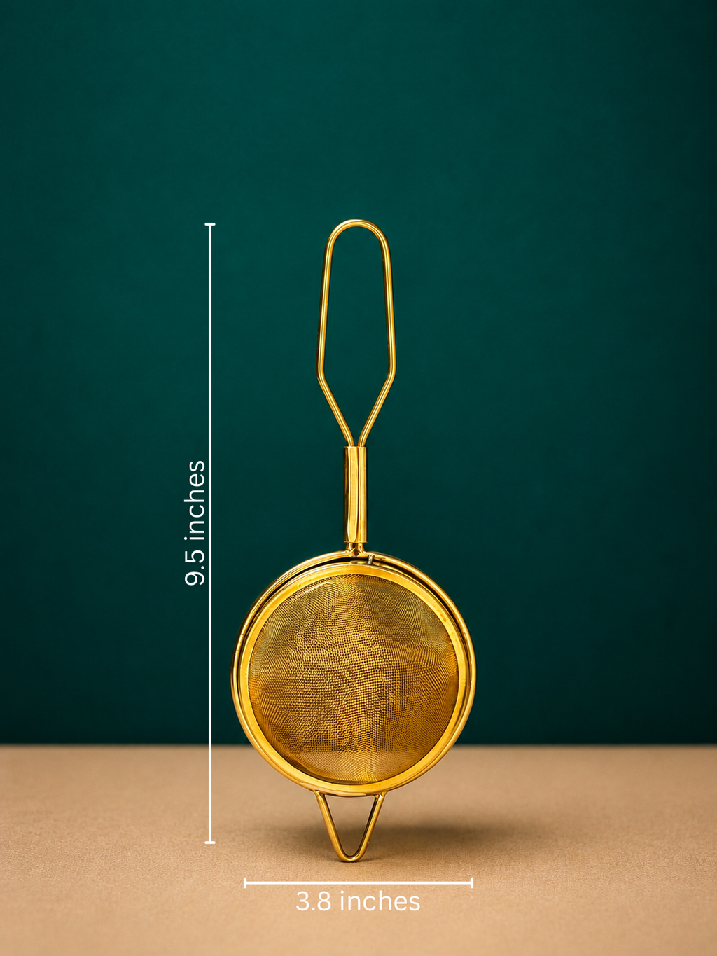 Vintage Brass Tea Strainer