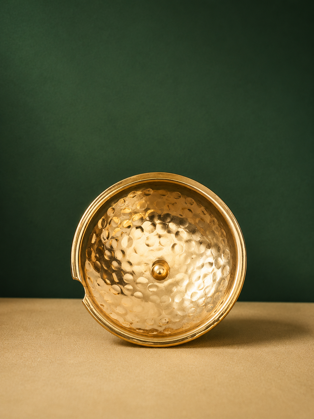 Royal Brass Ghee Pot with Spoon