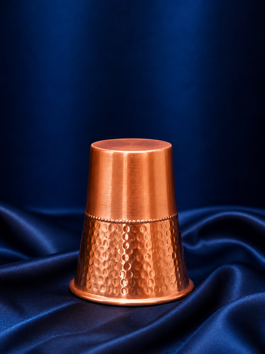 Pure Copper Water Pot & Glass Set