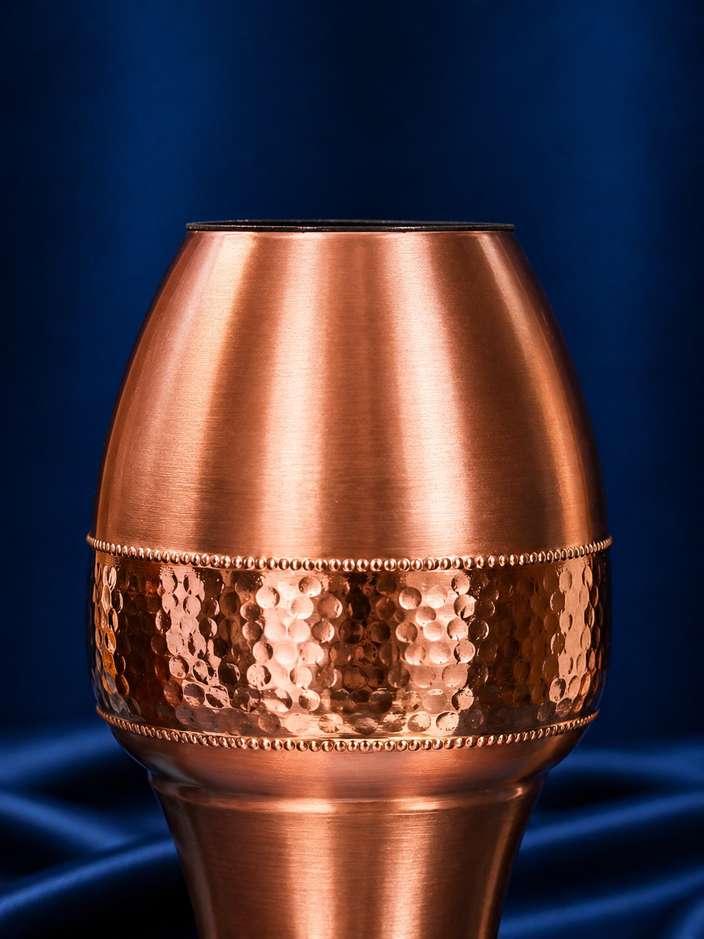 Pure Copper Water Pot & Glass Set