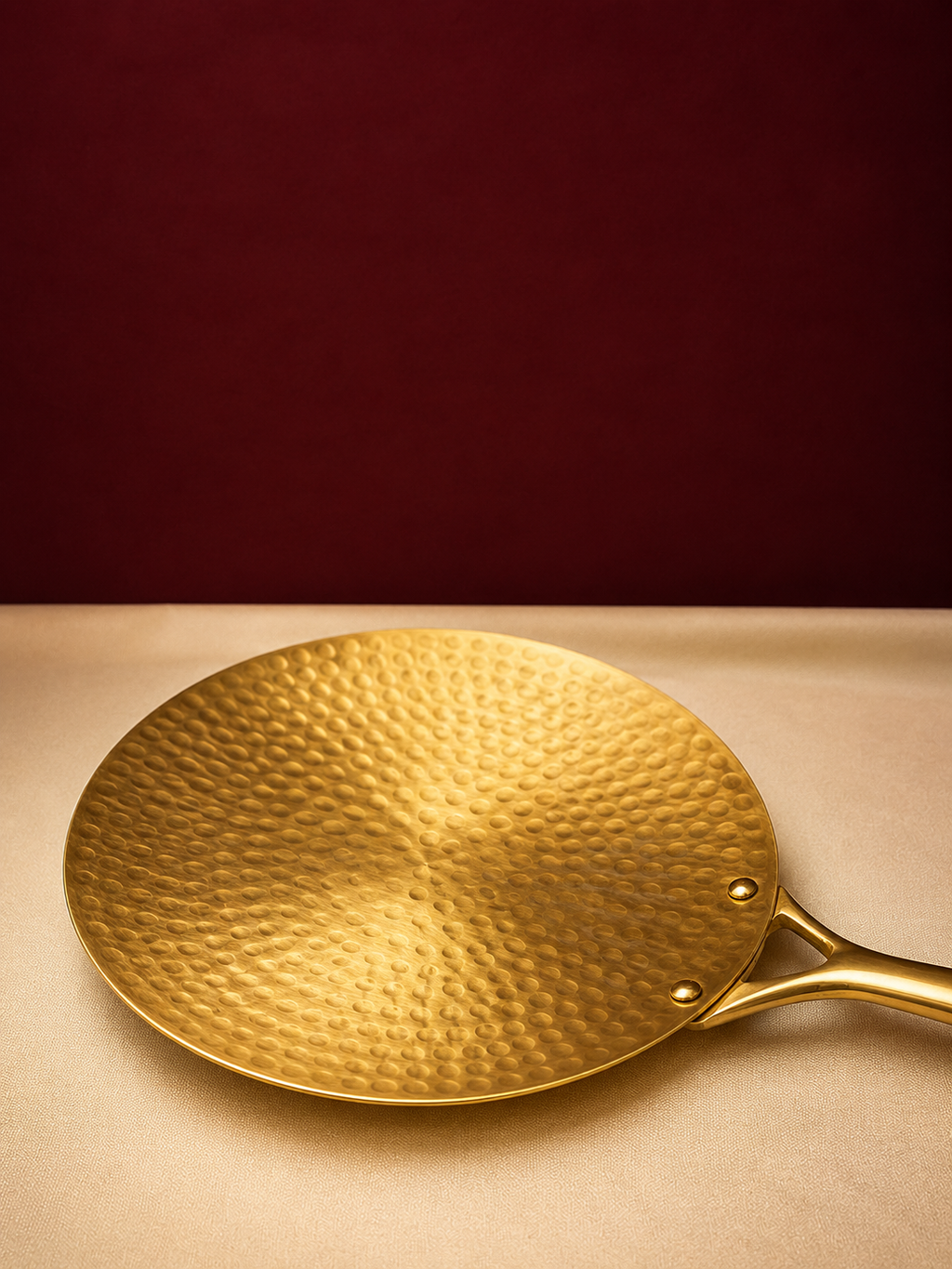 Hammered Pure Brass Roti Tawa