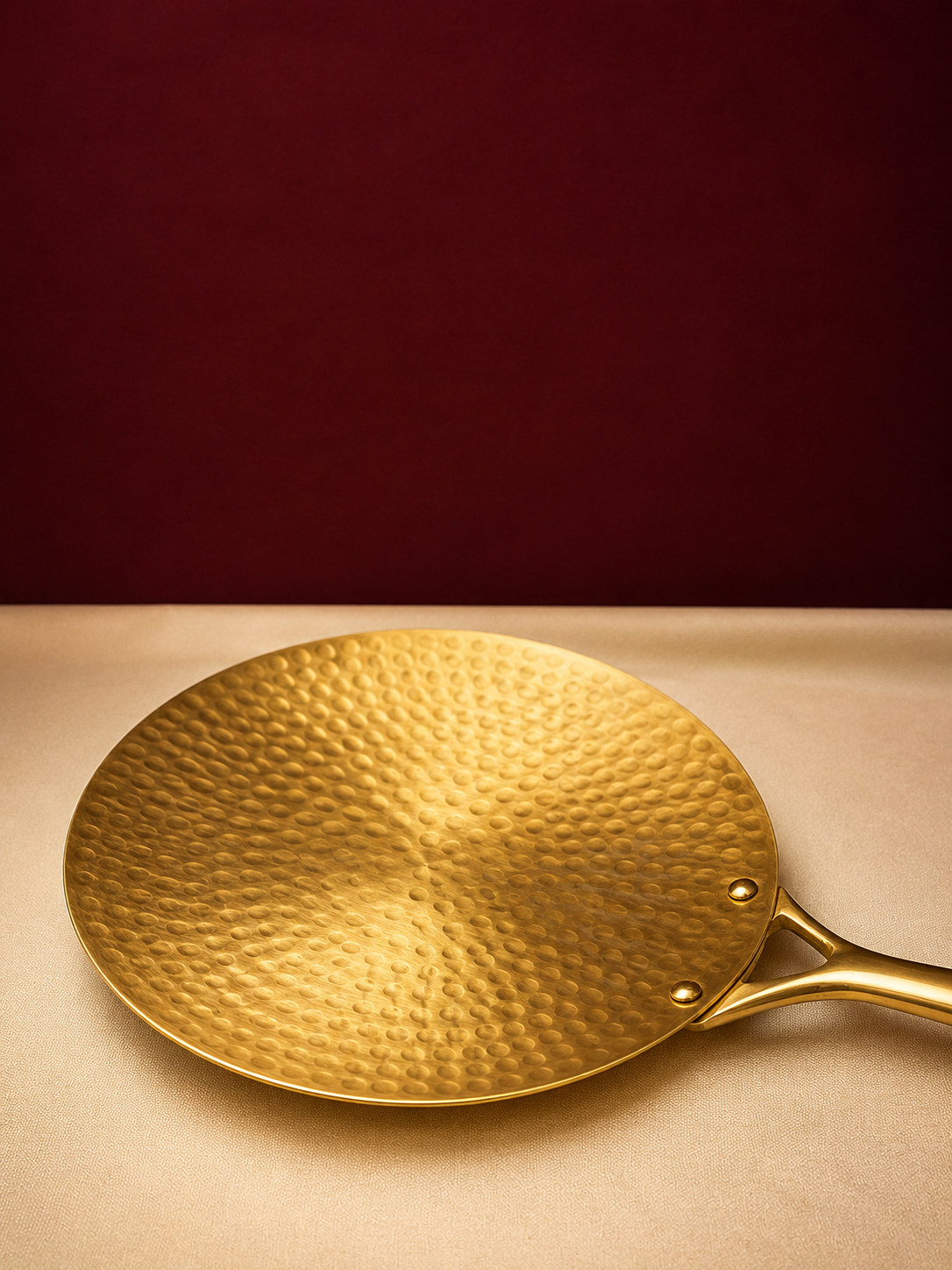 Hammered Pure Brass Roti Tawa