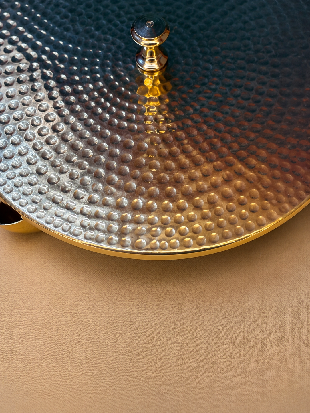 Hammered Brass Spice Casket