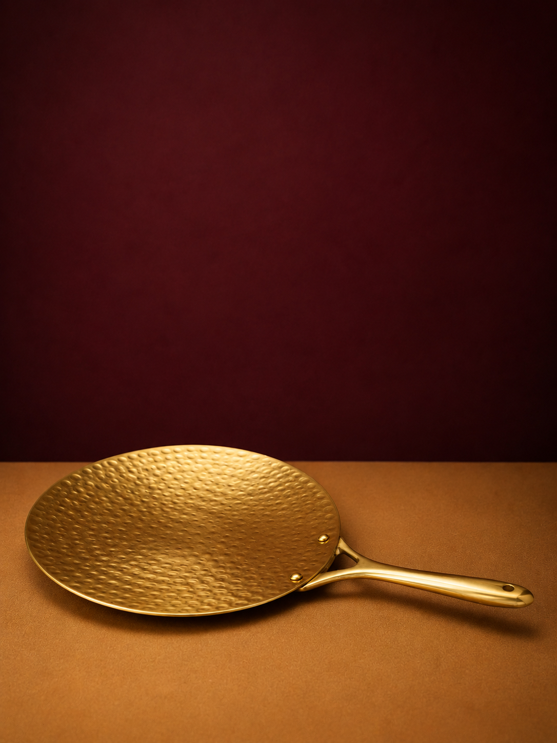 Hammered Pure Brass Roti Tawa