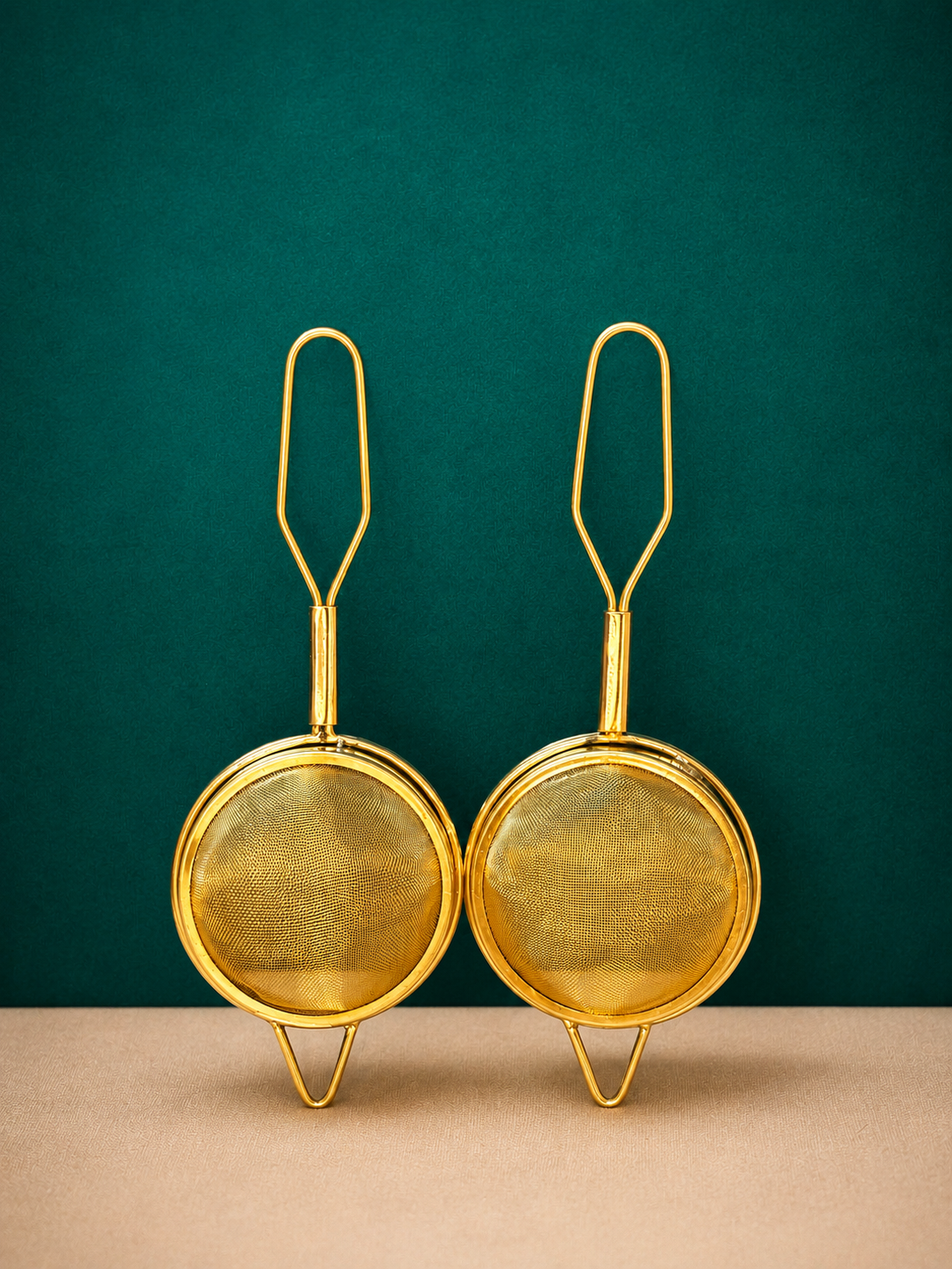Vintage Brass Tea Strainer