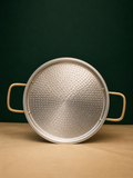 Luxe Hammered Brass Dosa Tawa
