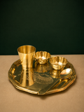 Divine Brass Laddu Gopal Bhog Set