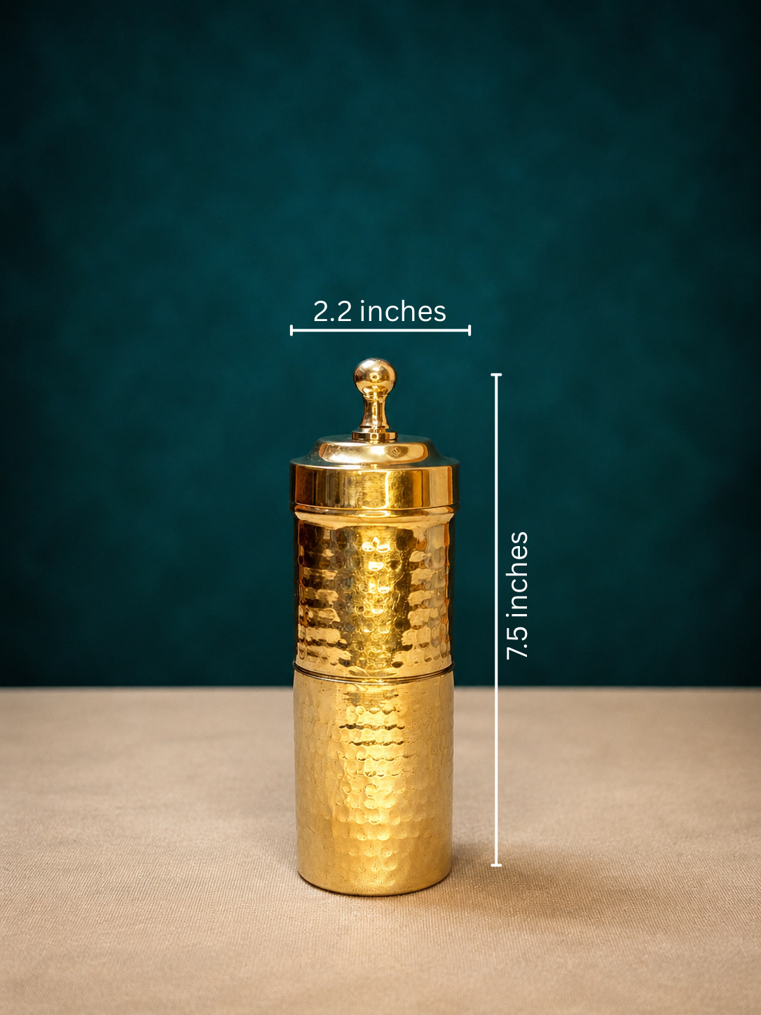 Traditional Hammered Brass Coffee Filter