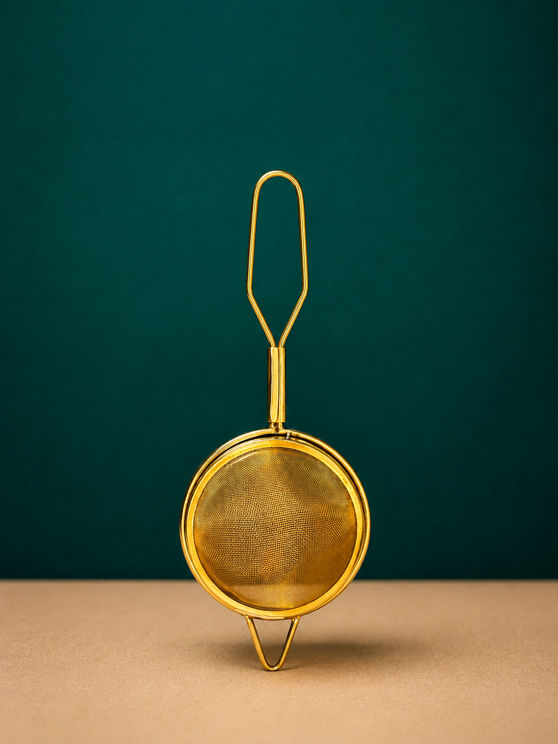 Vintage Brass Tea Strainer