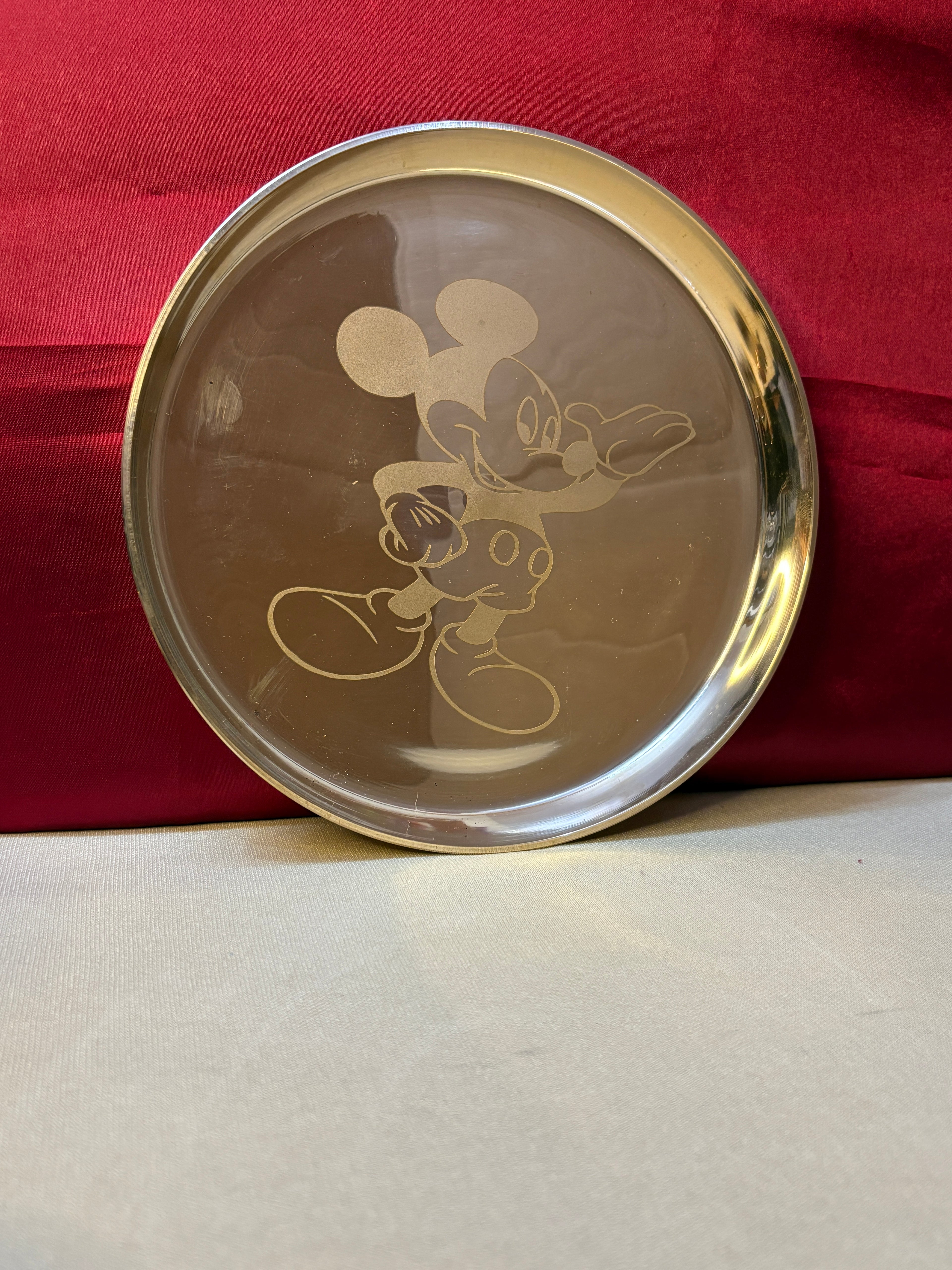 Pure Bronze Mickey Mouse Baby Dining Set