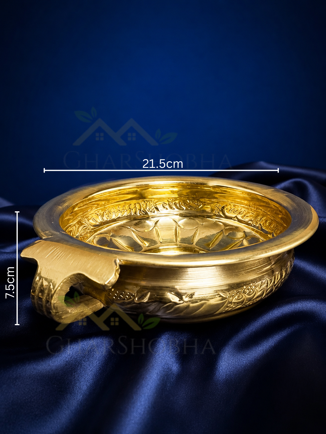 Royal Lotus Brass Urli Bowl