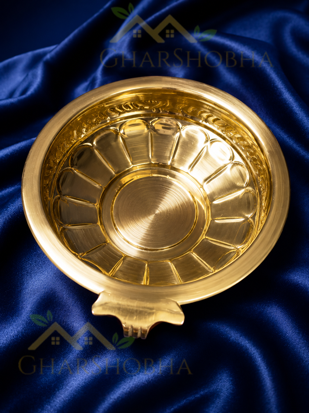Royal Lotus Brass Urli Bowl