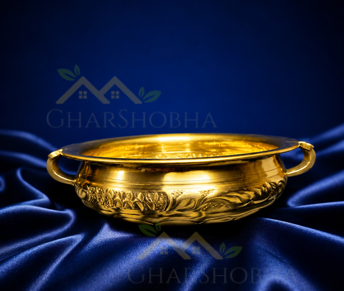 Royal Lotus Brass Urli Bowl