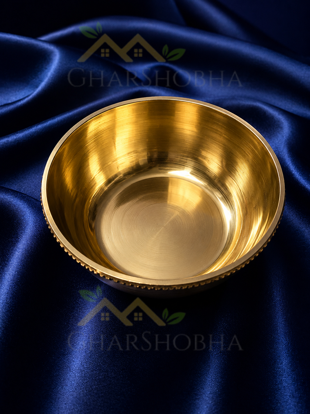 Engraved Floral Dining Bowl