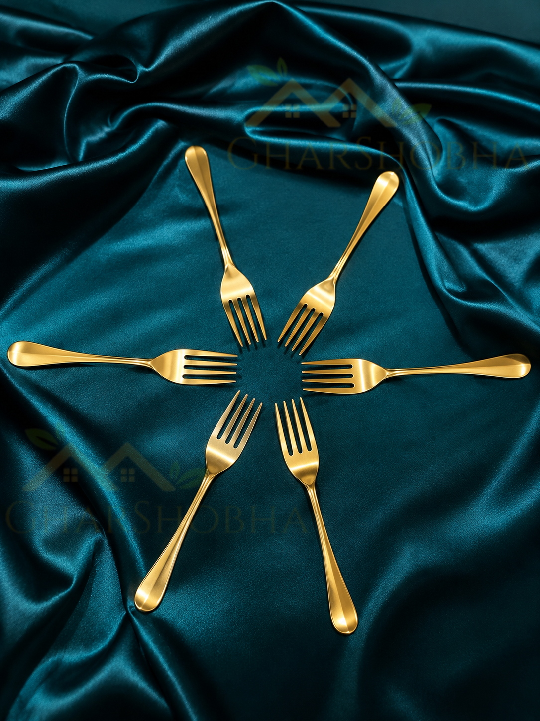 Golden Grace Fork Set