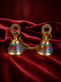 Elephant Motif Brass Hanging bells