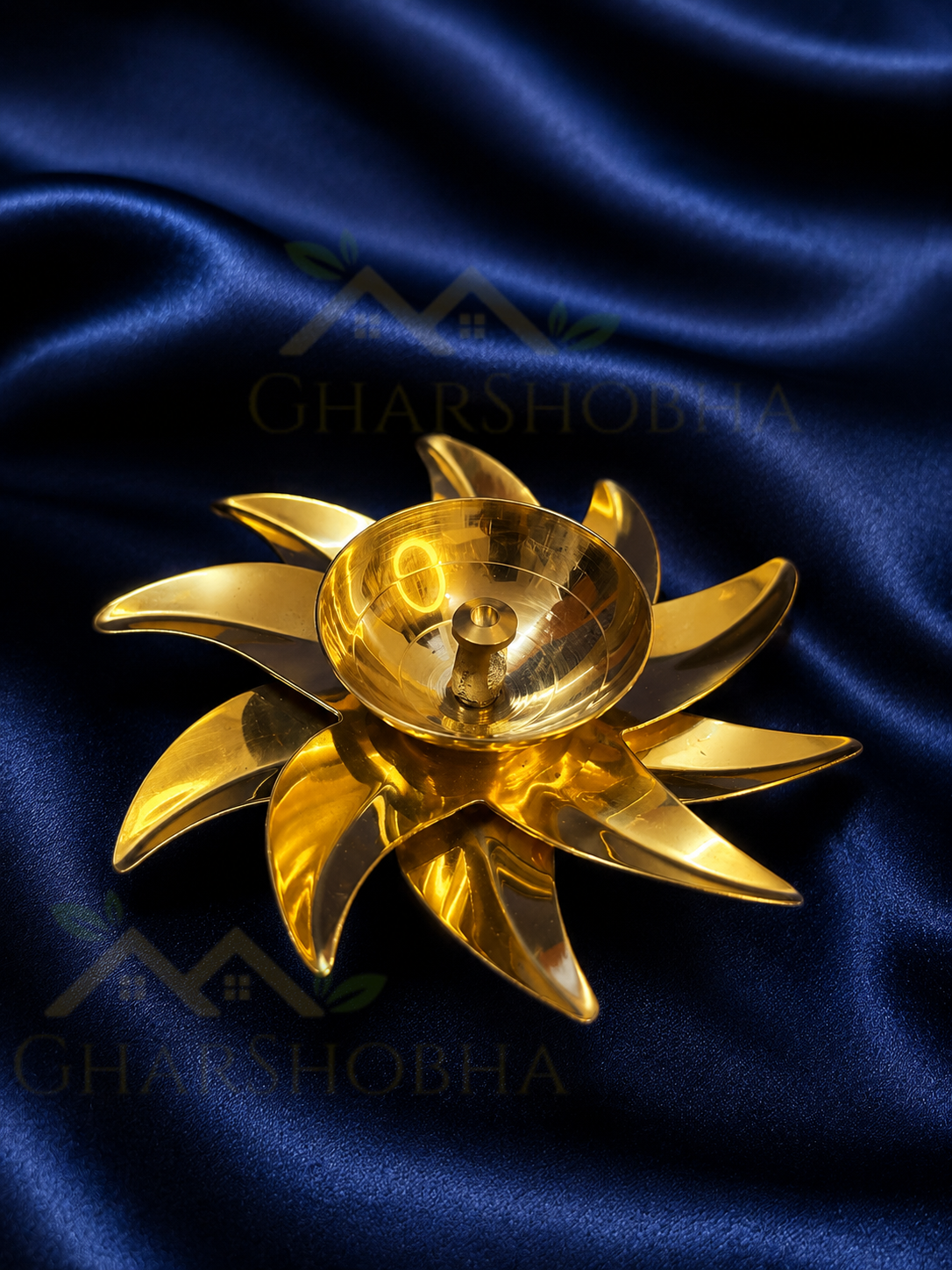 Sacred Chakra Brass Diya