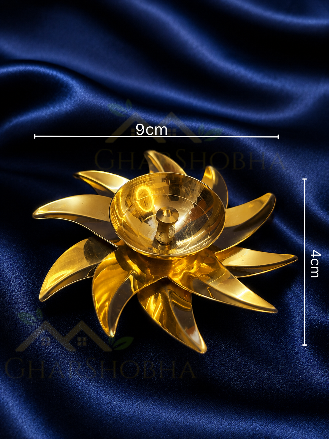 Sacred Chakra Brass Diya
