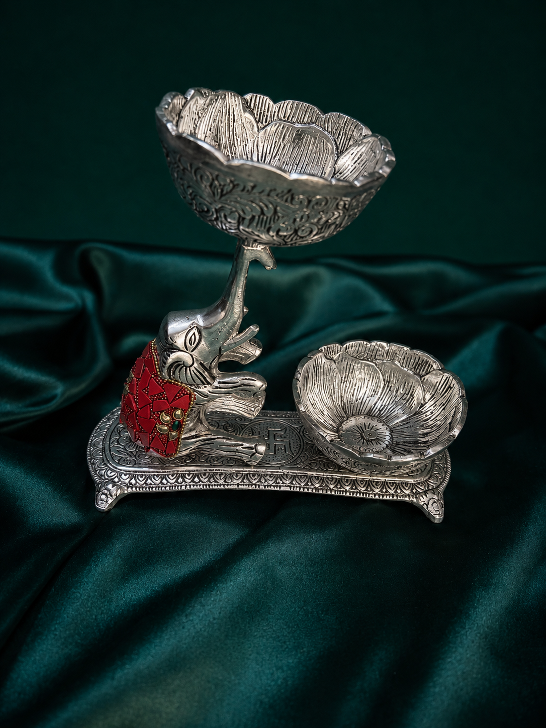 Luxury Elephant Nut & Snack Stand