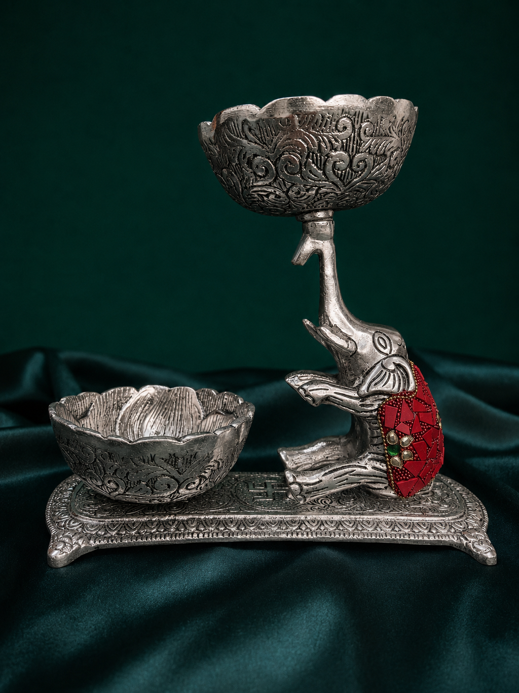 Luxury Elephant Nut & Snack Stand