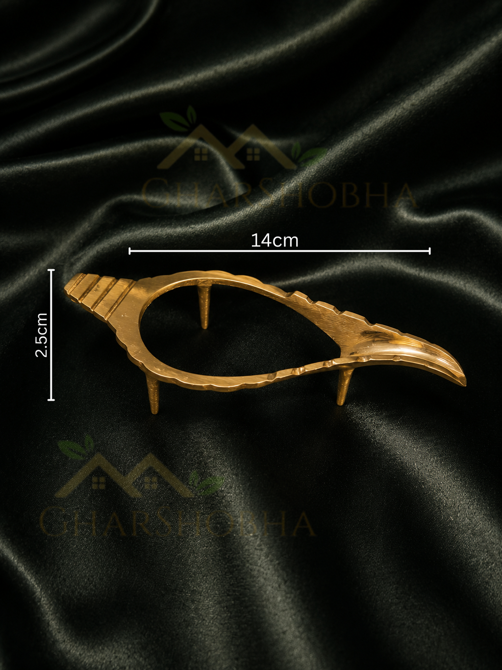 Brass Sacred Shankh Asana